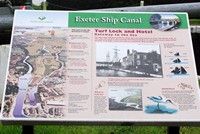 [Public information sign on the toepath]