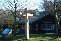 [The visitor centre at Haldon Forest Park]