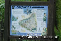 [Public information board on the common]
