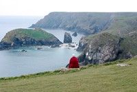 [looking over the cove]
