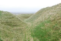 [One of the main ditches around the Castle]