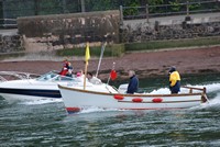 [River Teign Rowing Club - safety boats on race day]