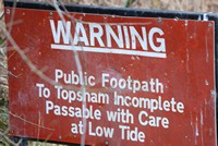 [warning sign]