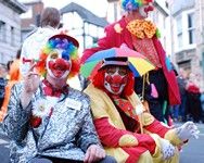 [Clowns at Dawlish Carnival]